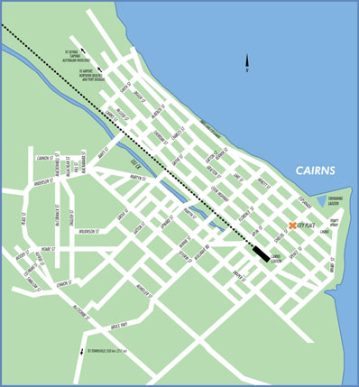 Cairns City Map