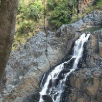 The view of Barron Falls that can be seen from Skyrail. 